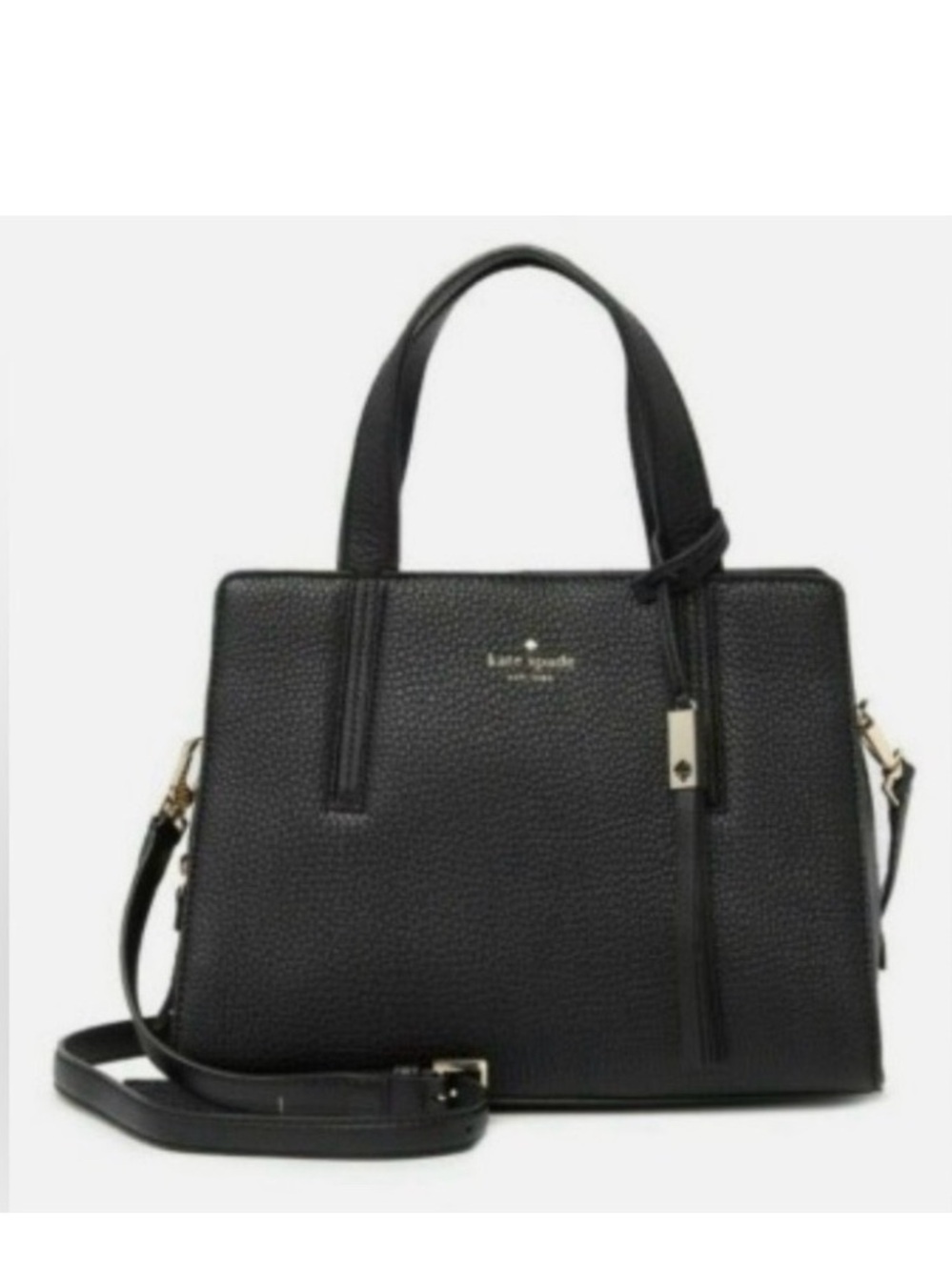 Kate Spade New York Grey Street Dominique Pebbled Leather Satchel ***note***